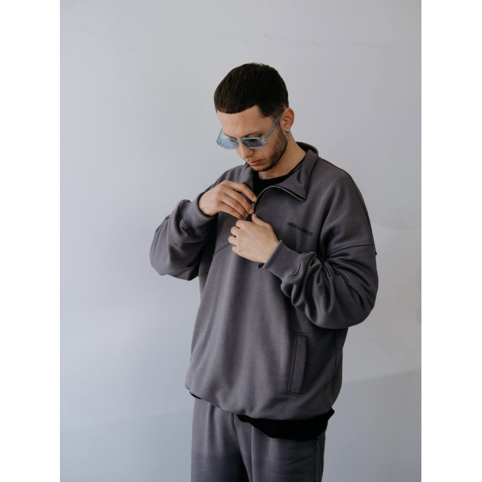 Oversize кофта з надписом