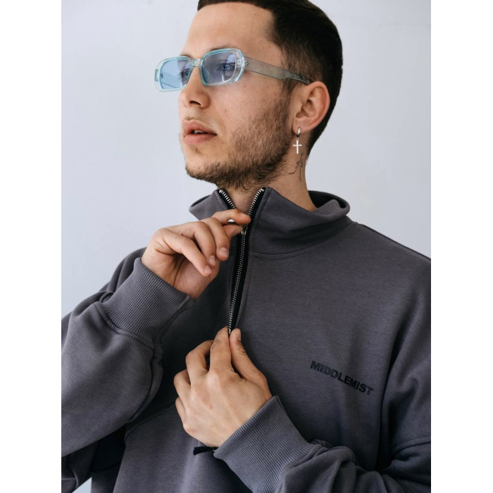 Oversize кофта з надписом