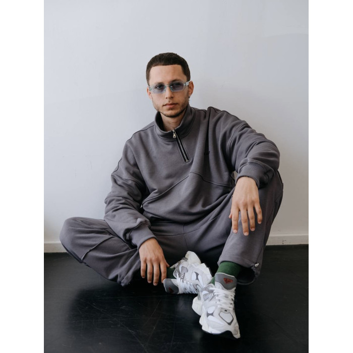 Oversize кофта з надписом