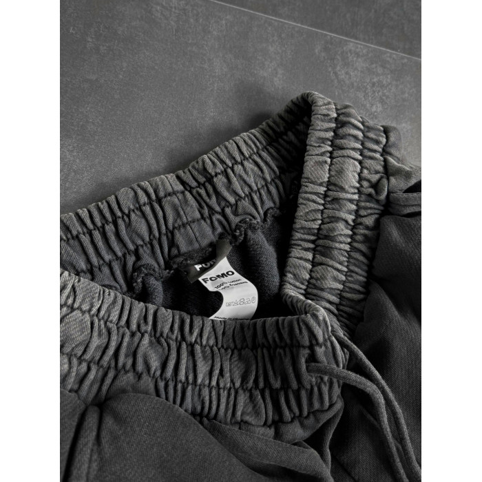 Об'ємні штани з вивареної тканини