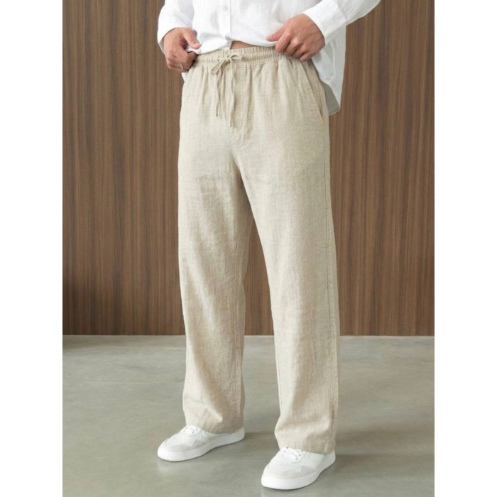 Лляні штани вільного крою