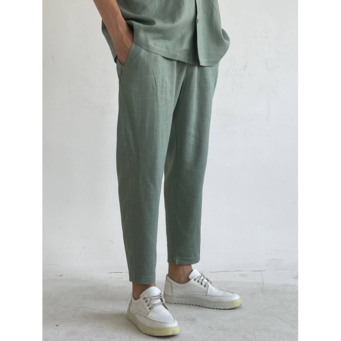 Лляні oversize штани