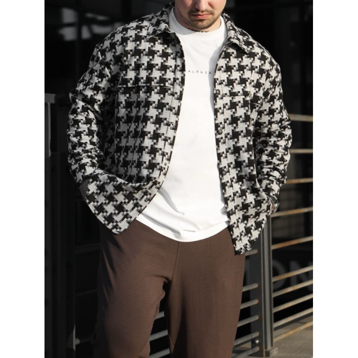 Картата oversize сорочка