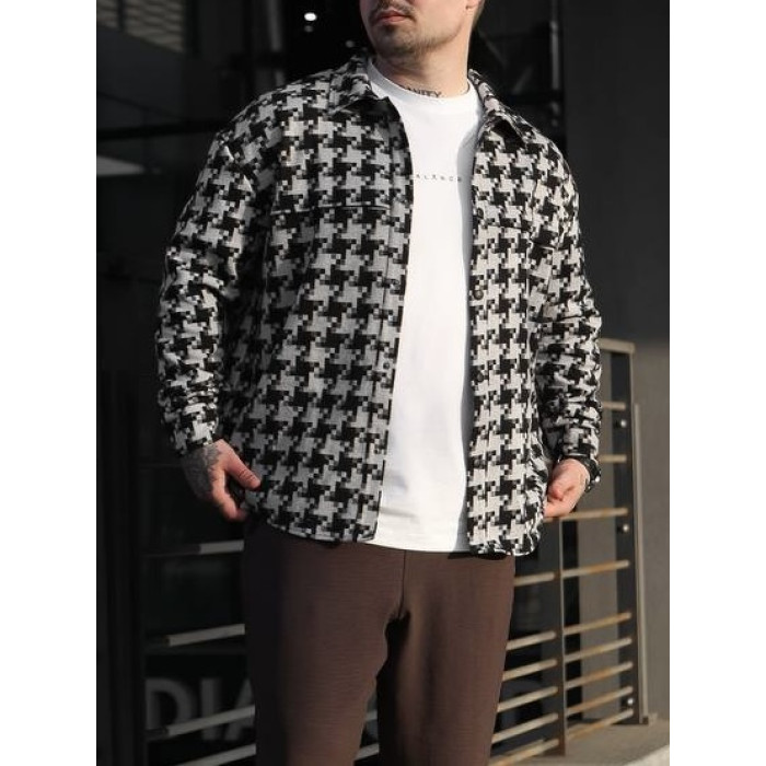 Картата oversize сорочка
