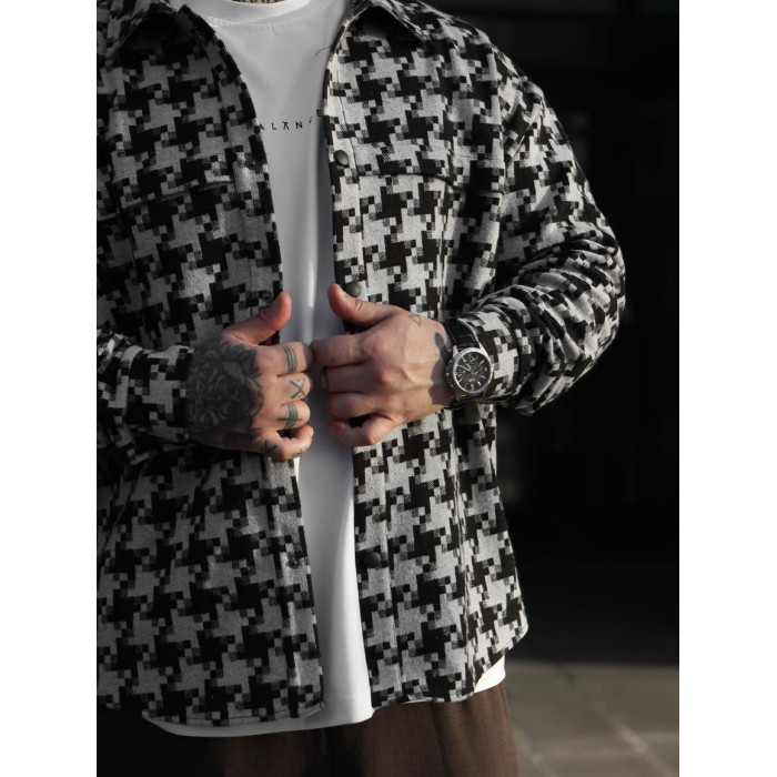 Картата oversize сорочка