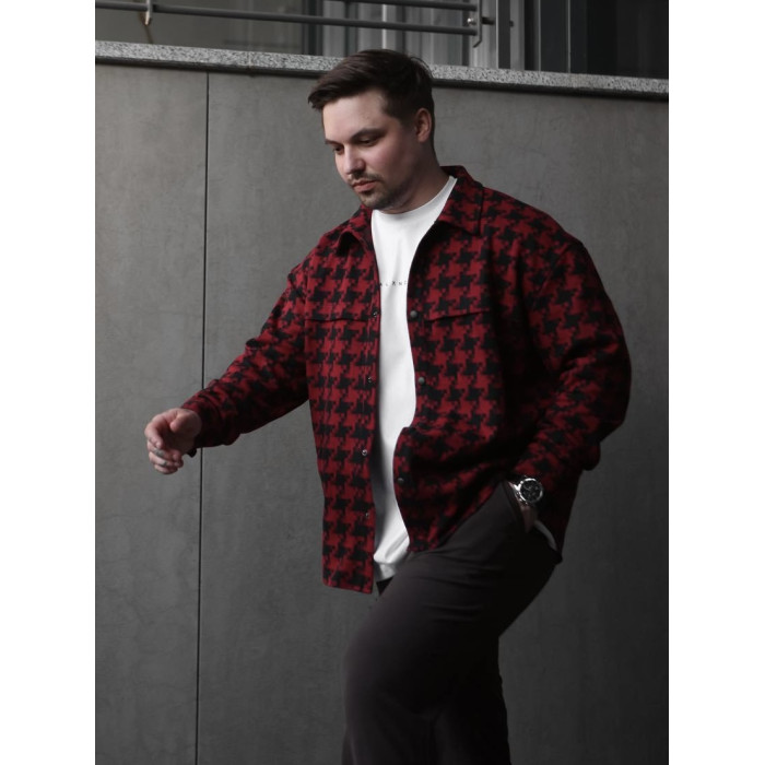 Картата oversize сорочка