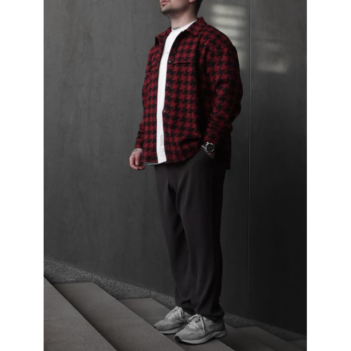 Картата oversize сорочка