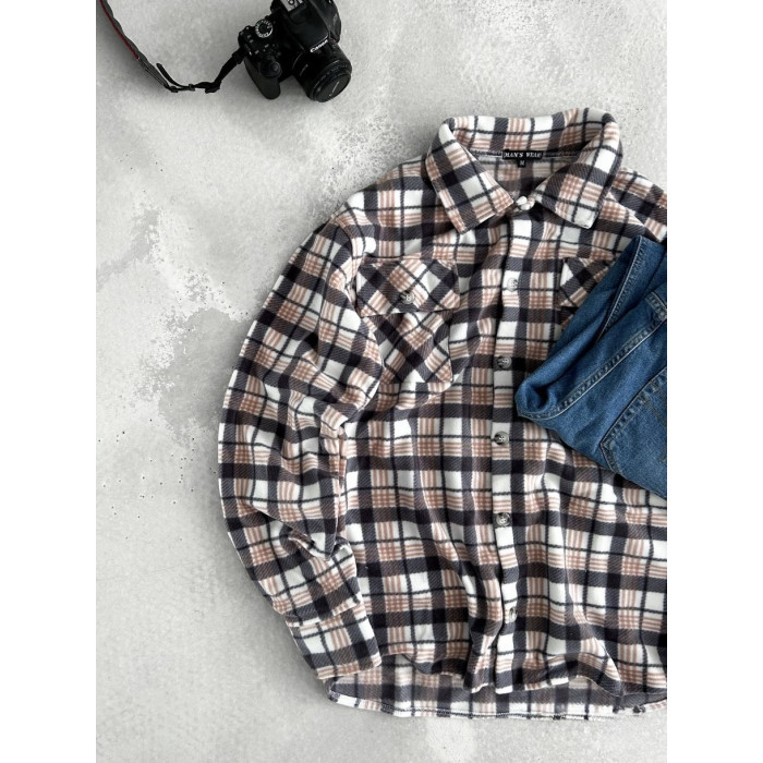 Флісова oversize сорочка