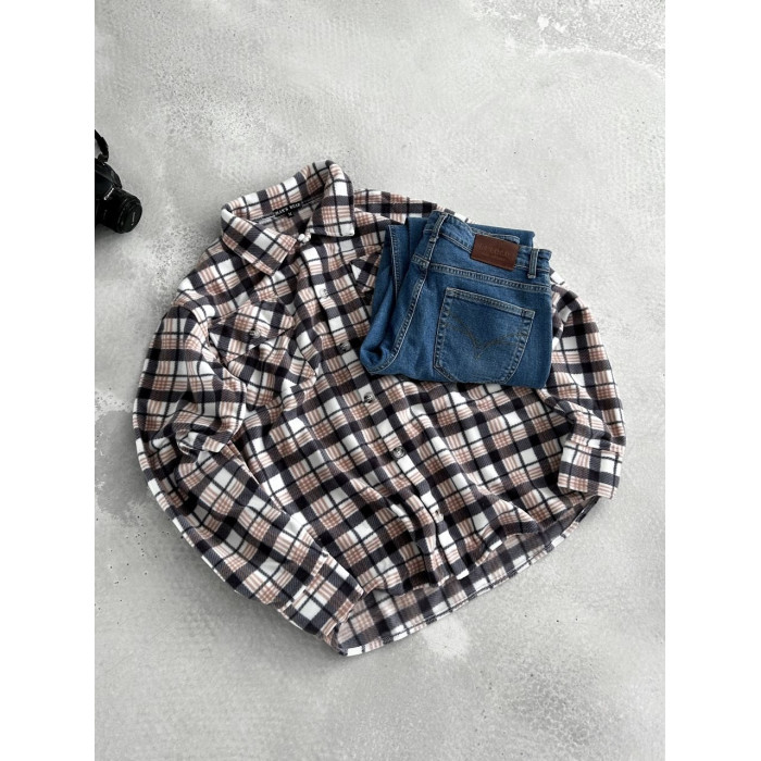 Флісова oversize сорочка