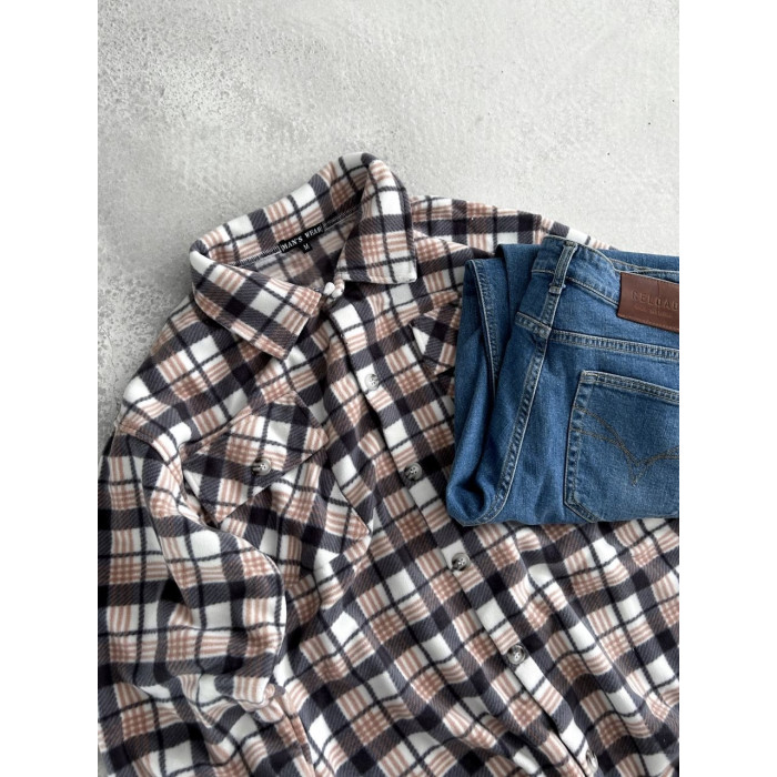 Флісова oversize сорочка