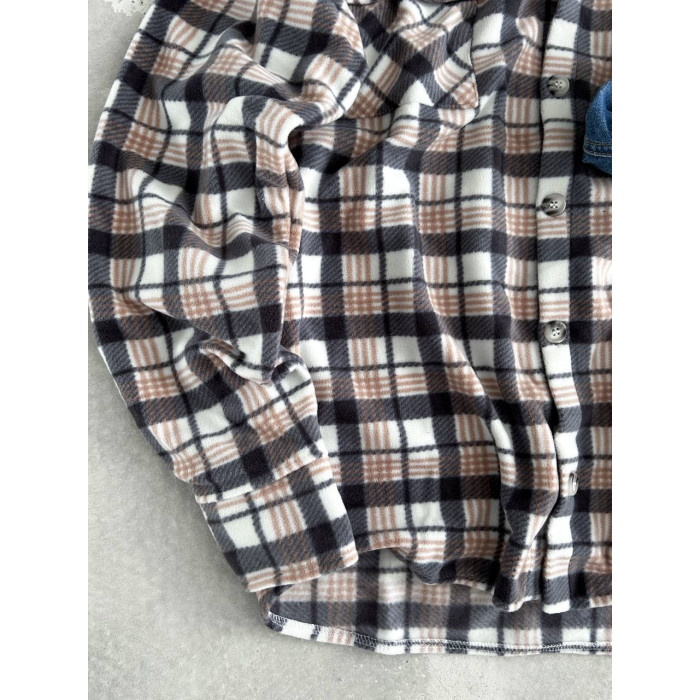 Флісова oversize сорочка