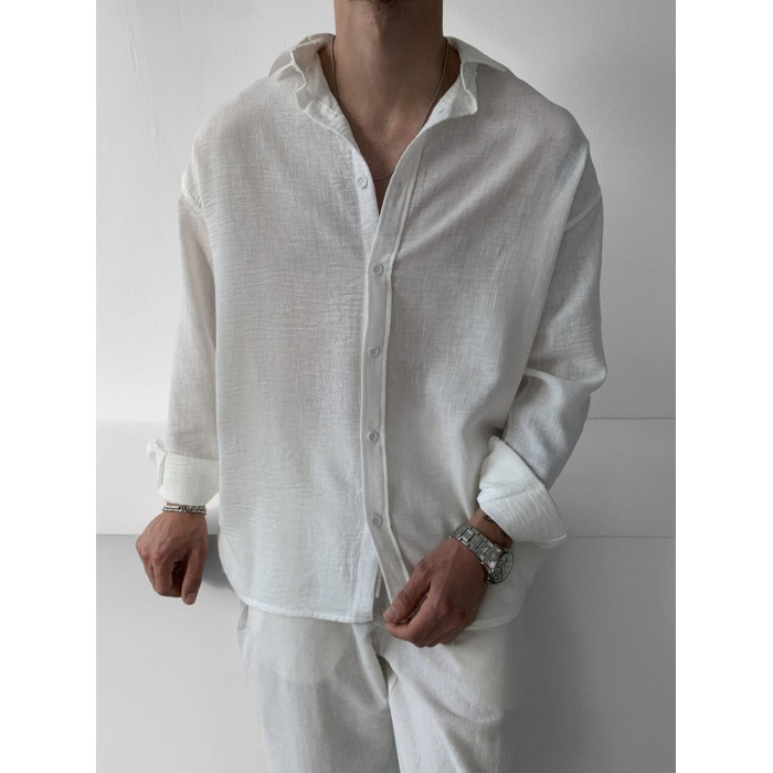Лляна oversize сорочка