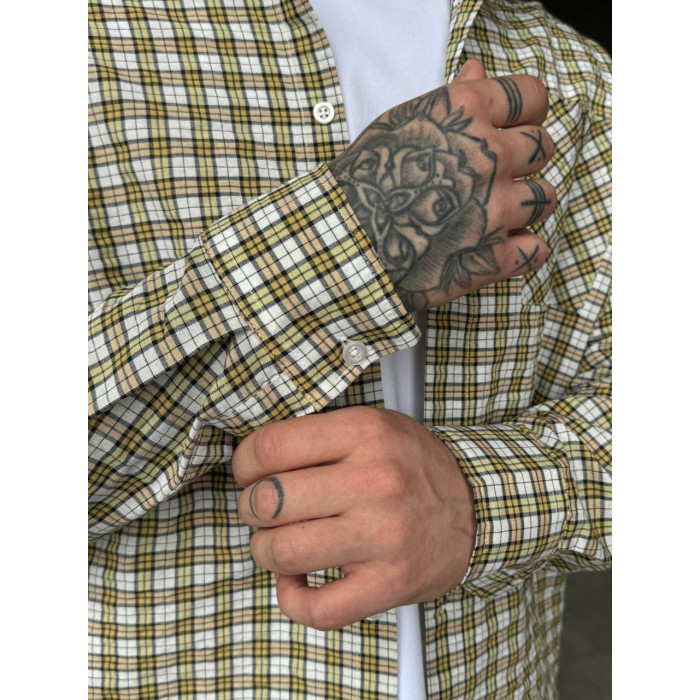 Картата oversize сорочка
