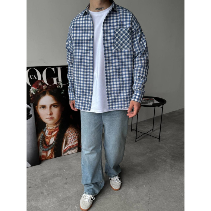 Картата oversize сорочка