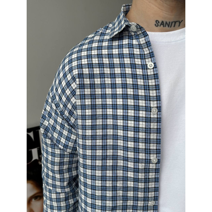 Картата oversize сорочка