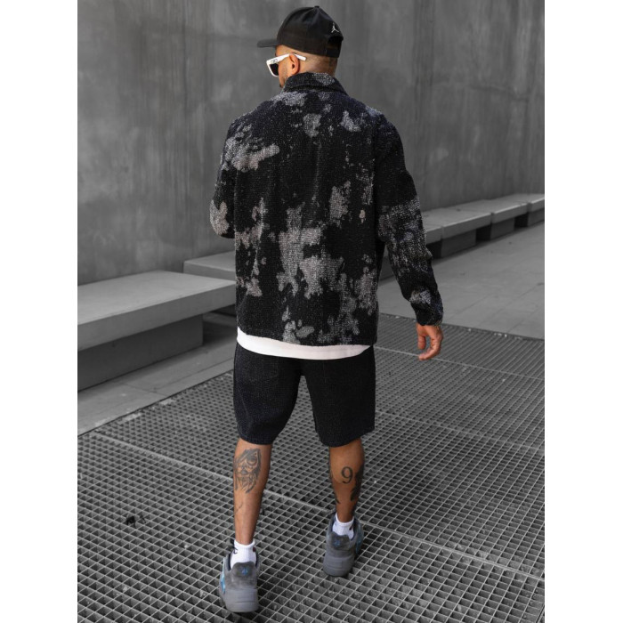 Джинсова oversize сорочка