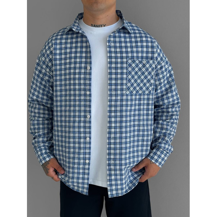 Картата oversize сорочка
