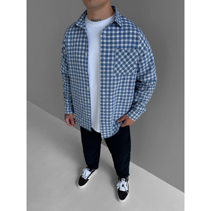 Картата oversize сорочка