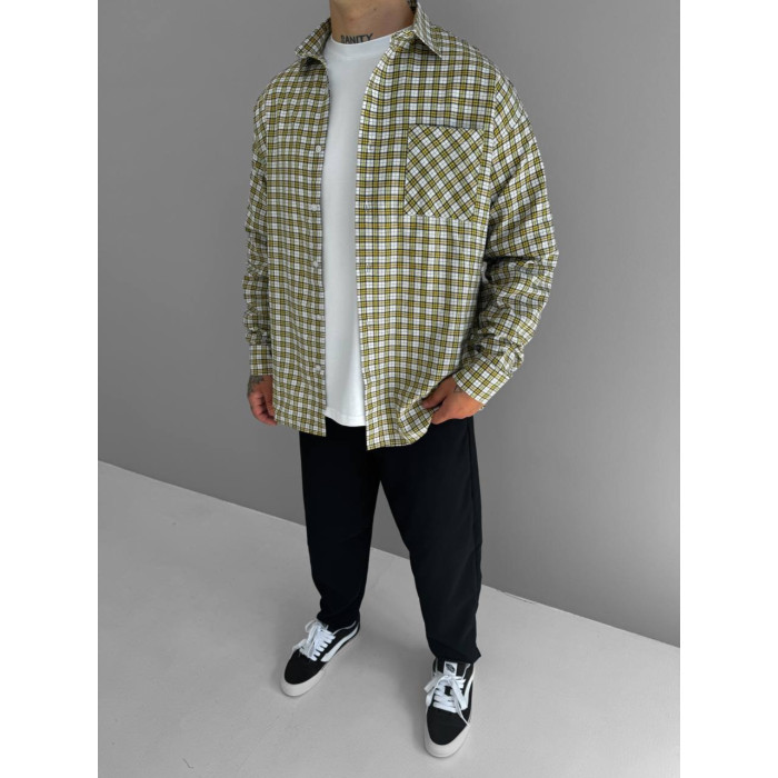 Картата oversize сорочка