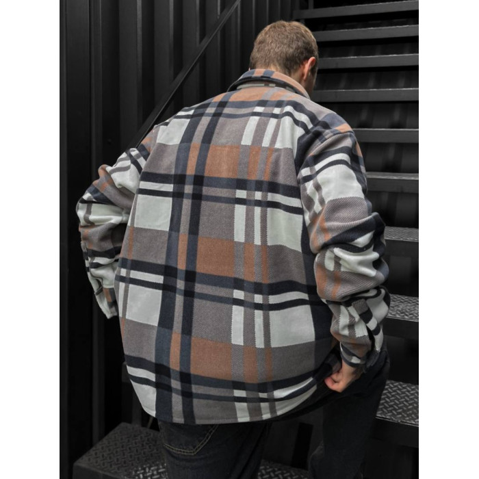 Oversize сорочка в клітинку