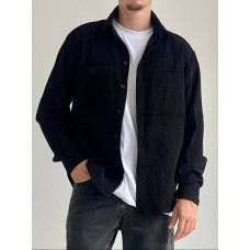 Вельветова oversize сорочка