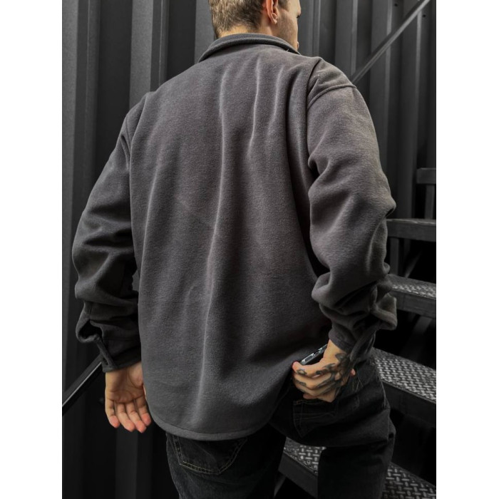 Флісова oversize сорочка