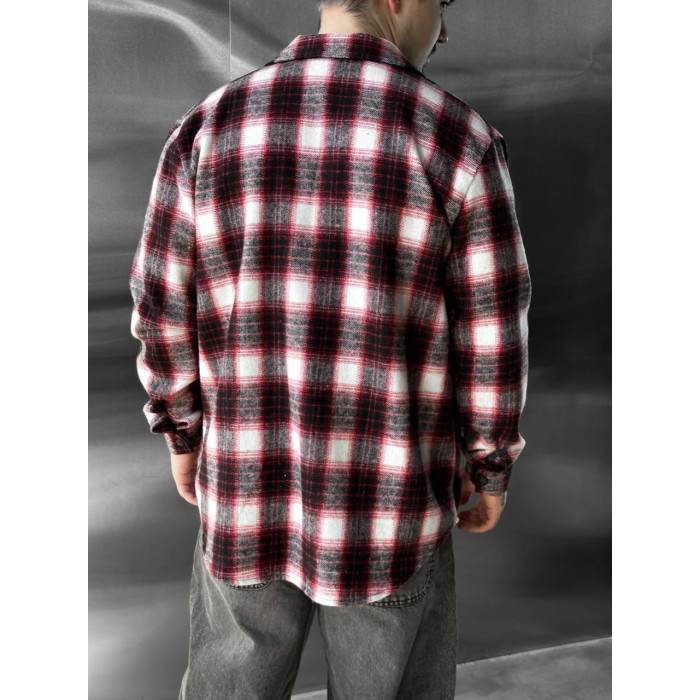 Oversize сорочка в клітинку