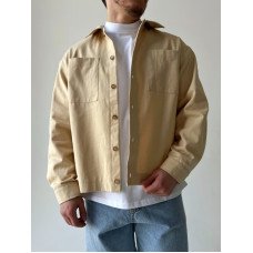Oversize сорочка зі щільної тканини 
