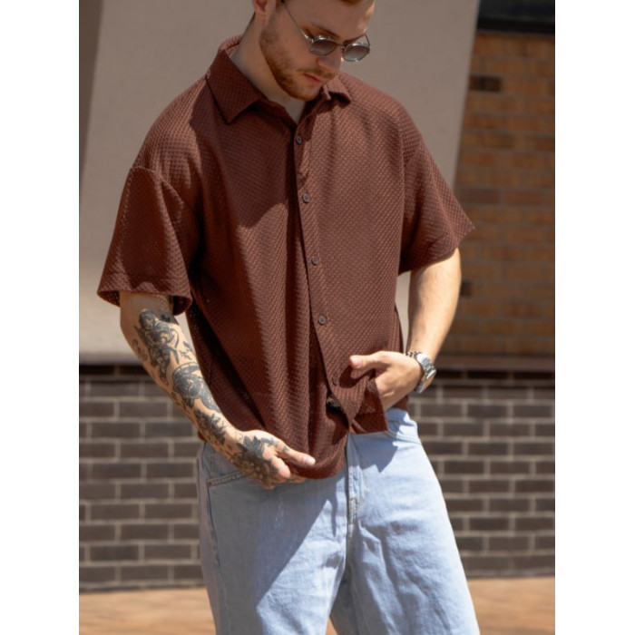 Трикотажна oversize сорочка
