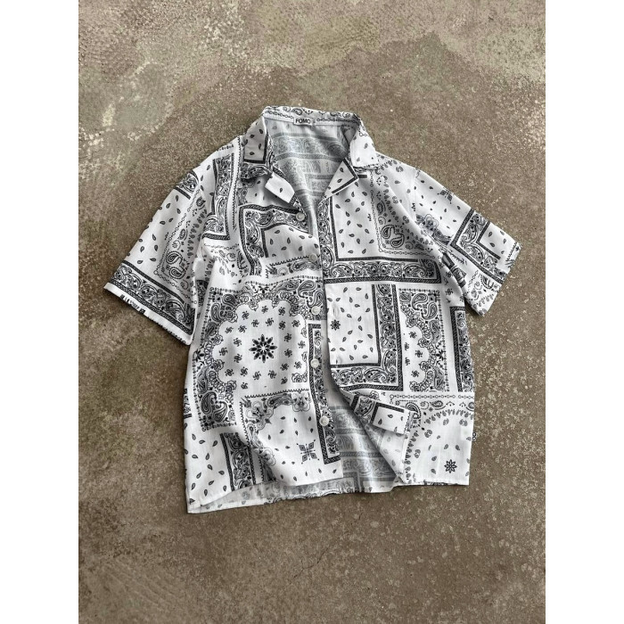 Oversize сорочка з принтом