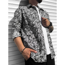 Oversize сорочка з принтом