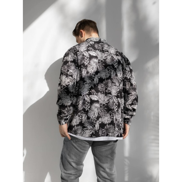 Oversize сорочка з принтом