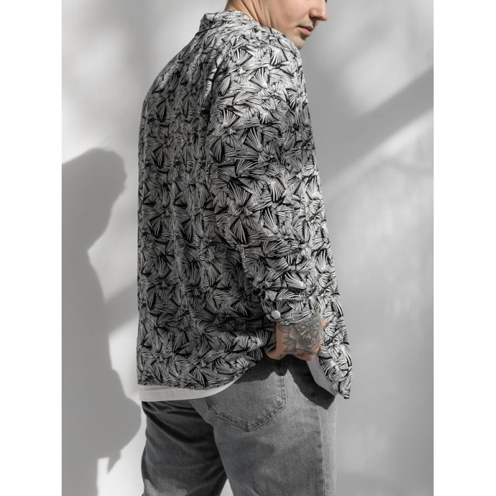 Oversize сорочка з принтом