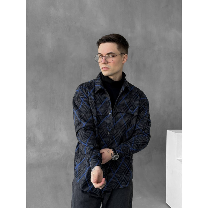 Oversize сорочка в клітинку