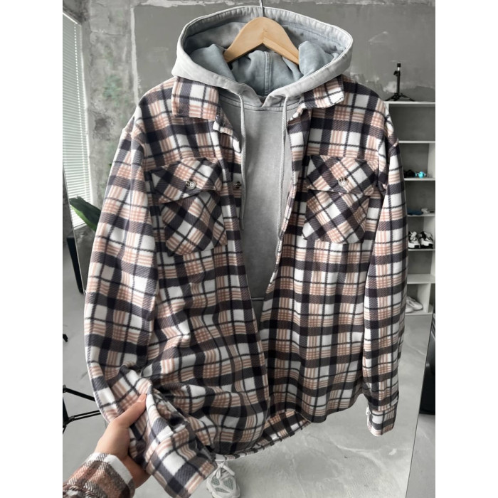 Флісова oversize сорочка