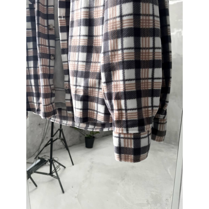 Флісова oversize сорочка