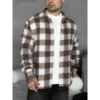 Oversize сорочка в клітинку