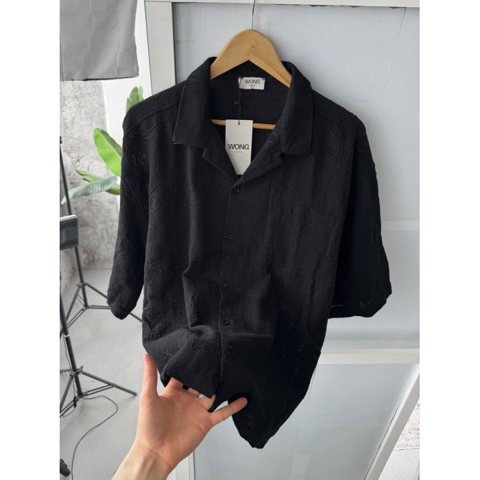 Oversize сорочка з коротким рукавом