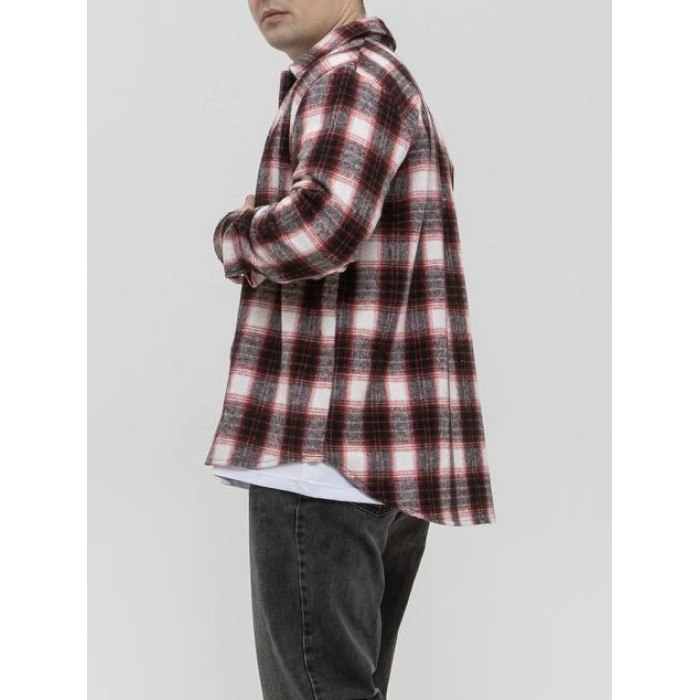 Oversize сорочка в клітинку