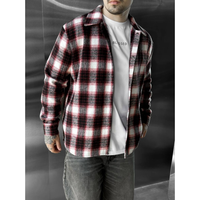 Oversize сорочка в клітинку
