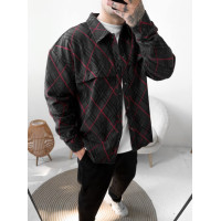 Oversize сорочка в клітинку