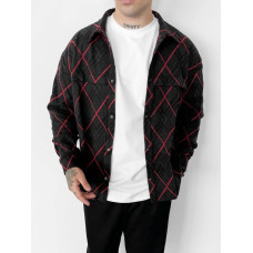 Oversize сорочка в клітинку