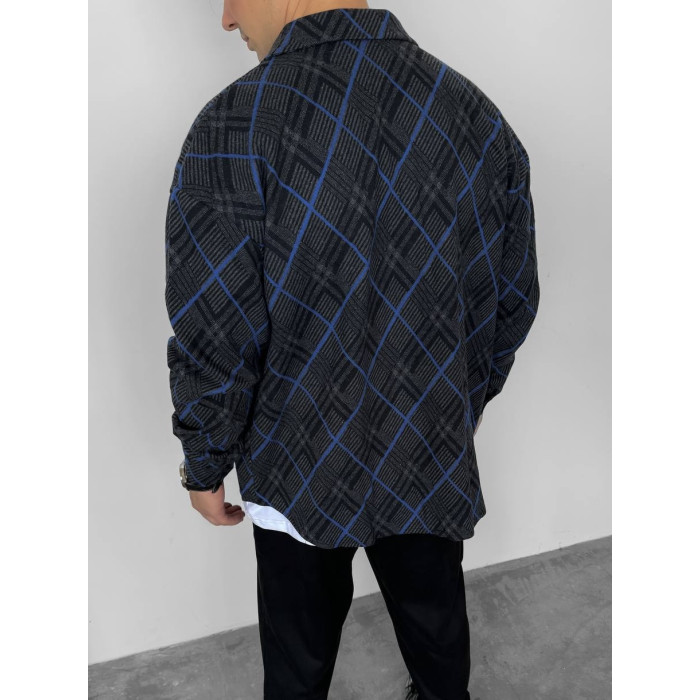 Oversize сорочка в клітинку