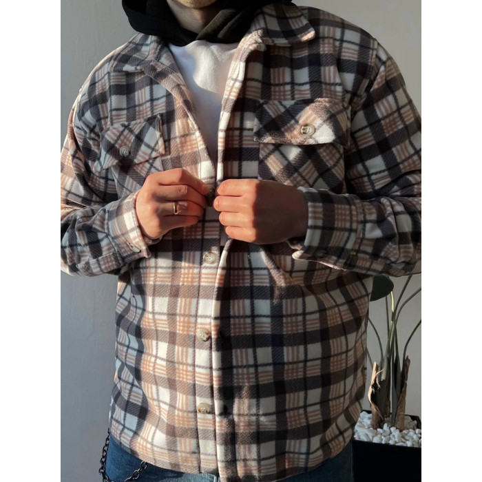 Флісова oversize сорочка