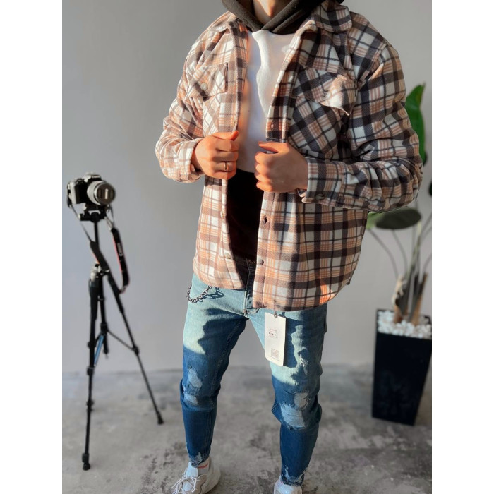 Флісова oversize сорочка