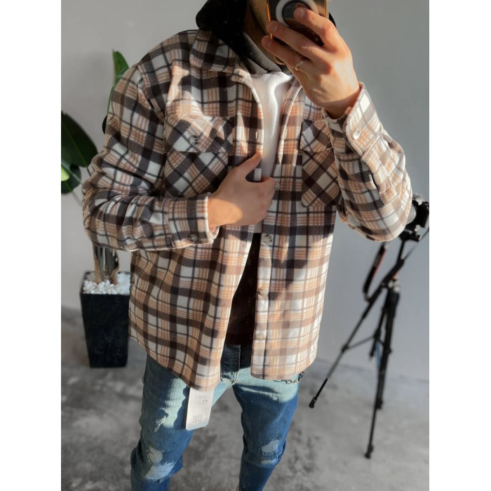 Флісова oversize сорочка