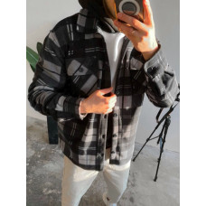 Флісова oversize сорочка