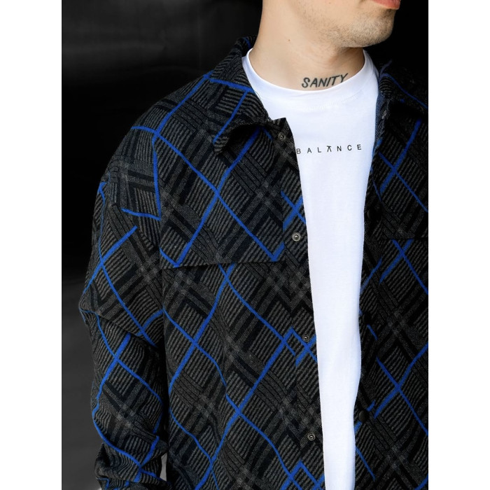 Oversize сорочка в клітинку