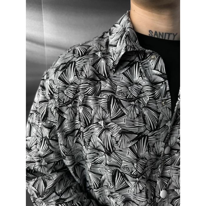 Oversize сорочка з принтом