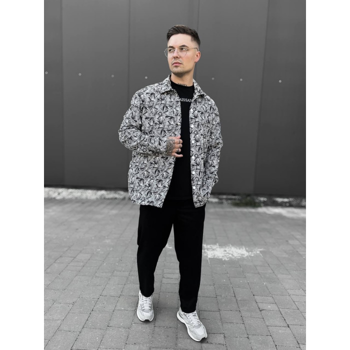 Oversize сорочка з принтом